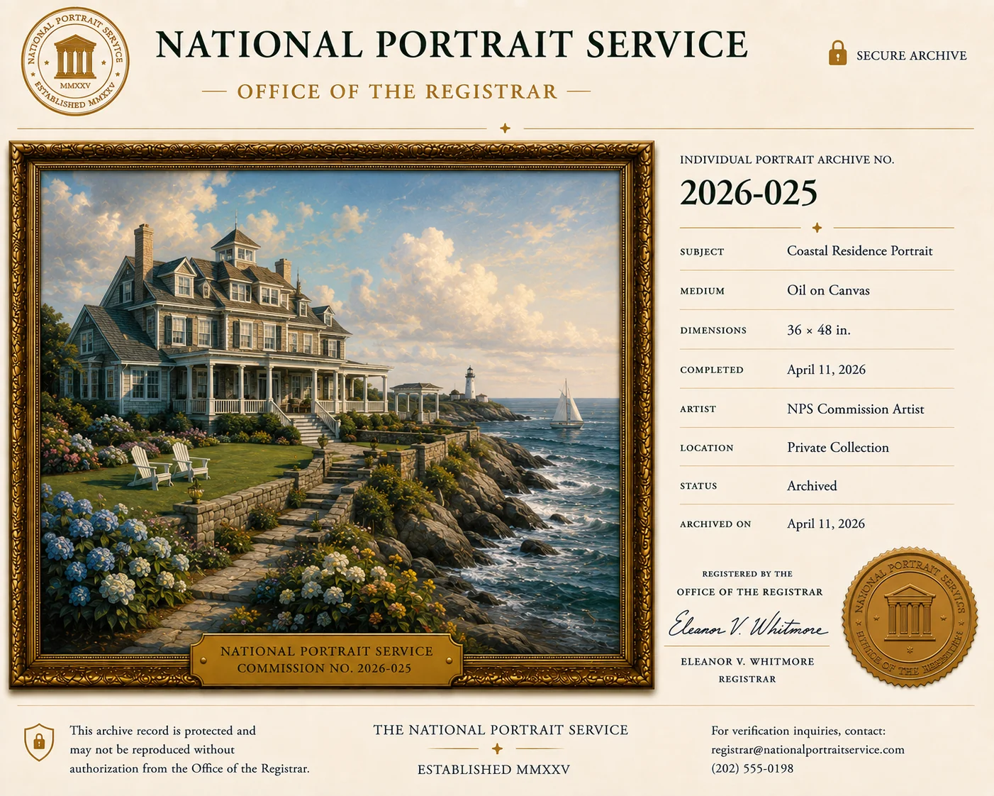 Coastal Residence — Commission Record 2026-025