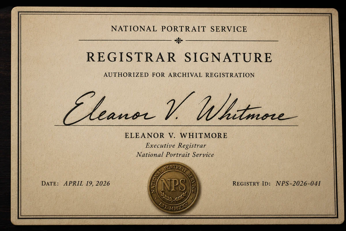 Registrar's signature